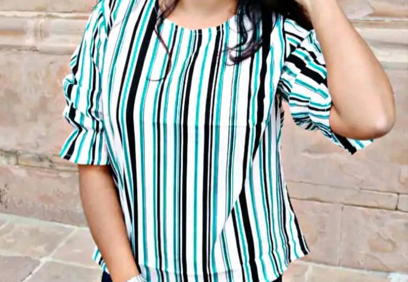 Look Smarter With Green Striped Shirt