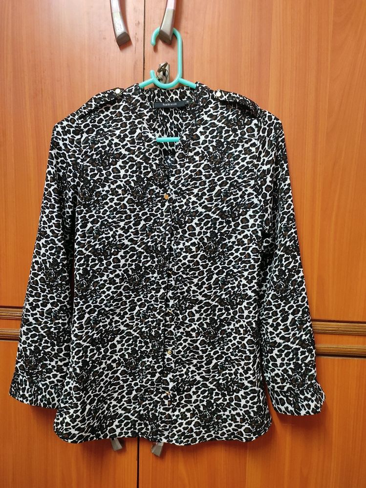 Animal Print Shirt For Women