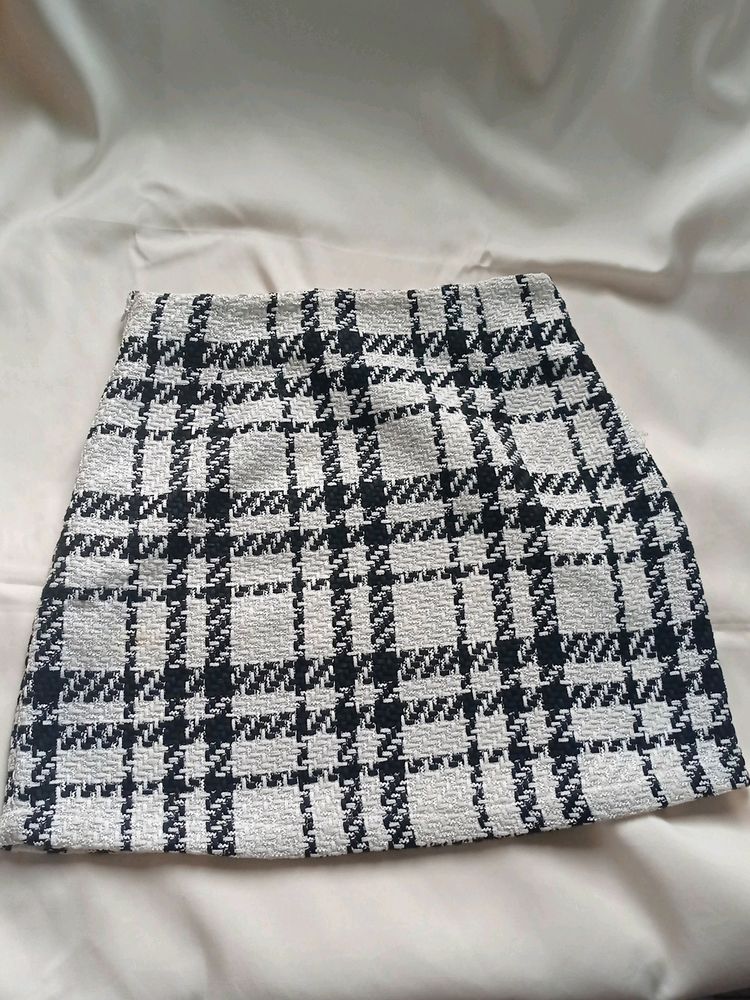 Shein Checkered Mini Skirt