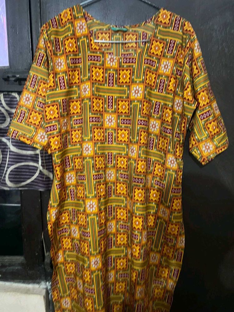 Beautiful Printed Cotton Kurti