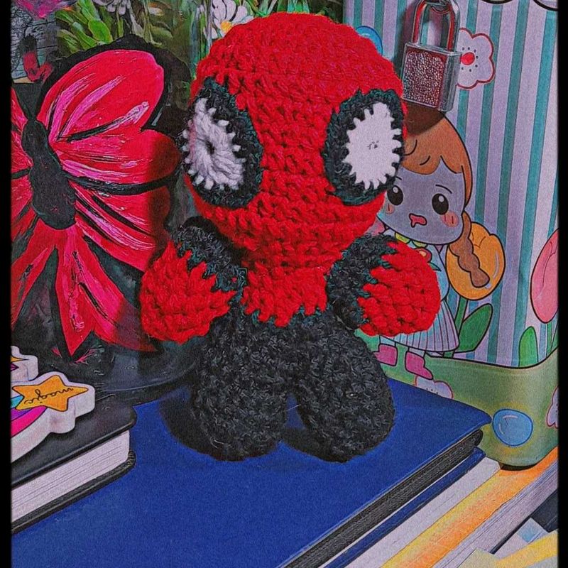 Mini Spiderman Amigurumi