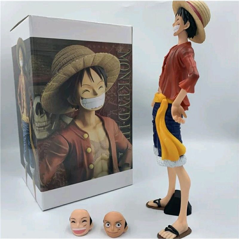 Monkey D. Luffy 3 Face types - 30cm