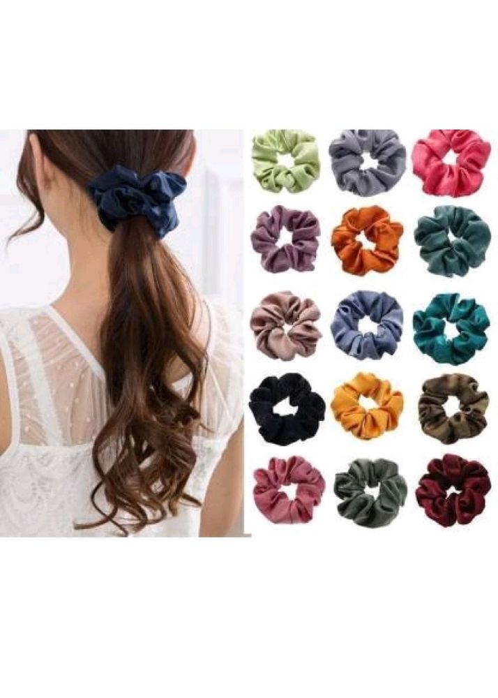 Pack Of 10 Scrunchies