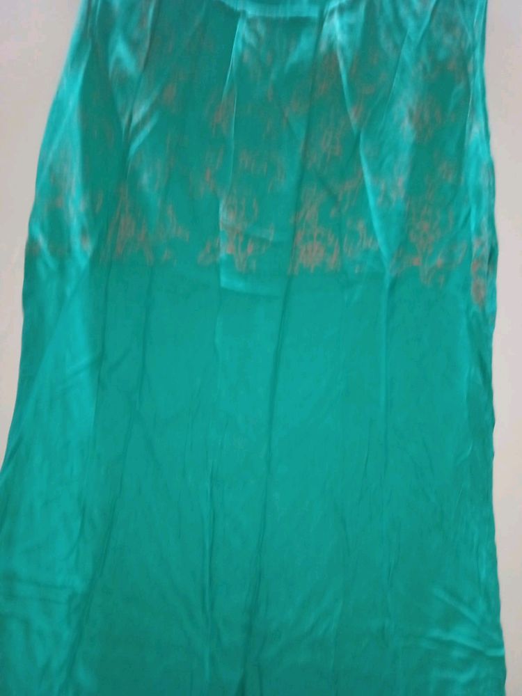 Orange And Light Green Jacket Kurta Set