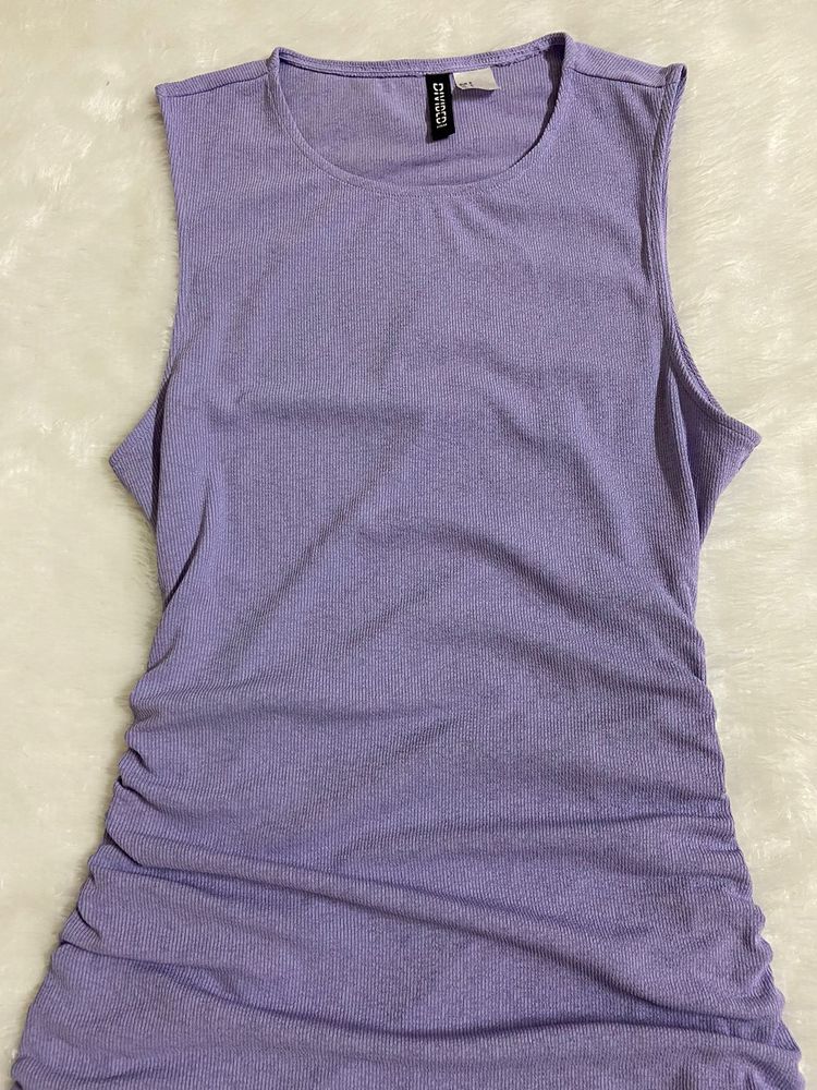 📌SALE📌H&M Drawstring Lavender Dress