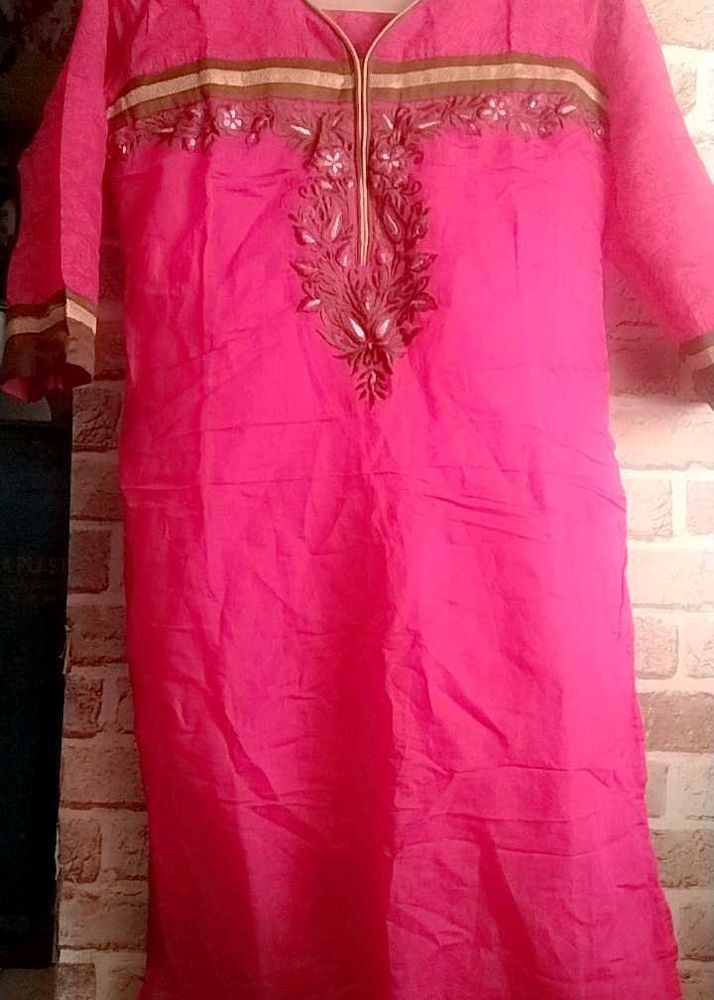 Pink Anarkali