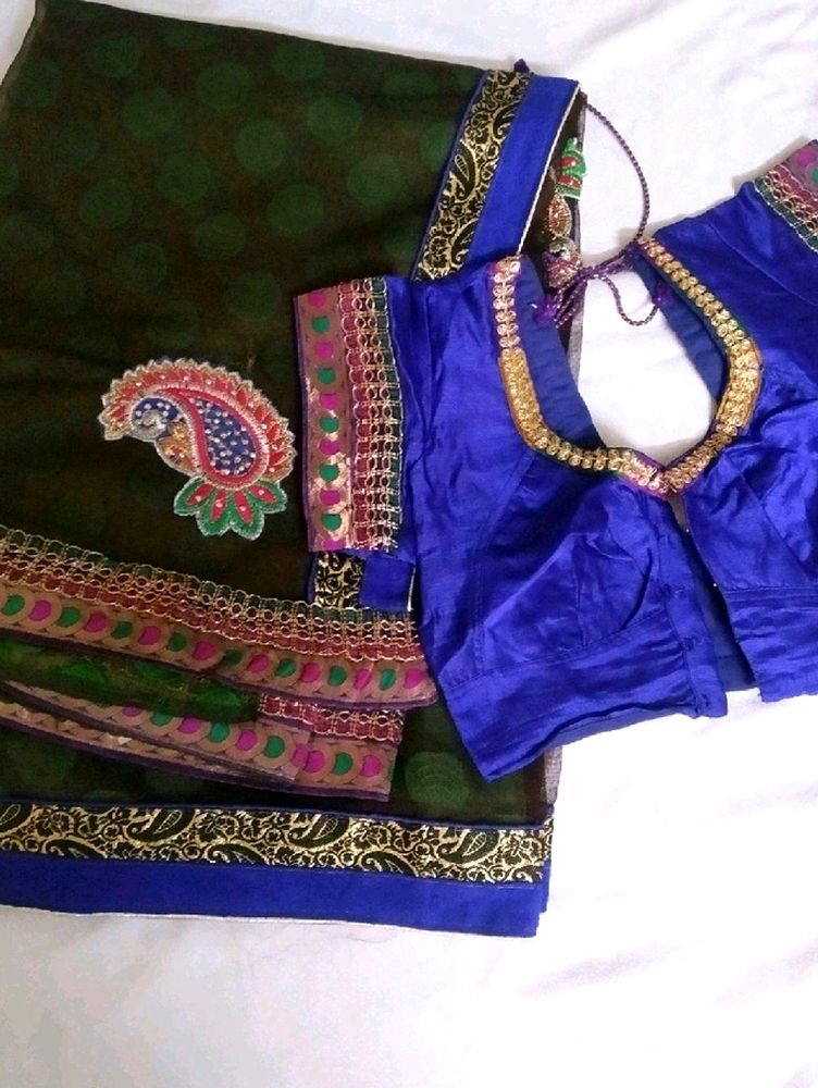 Peacock Saree For Any Function