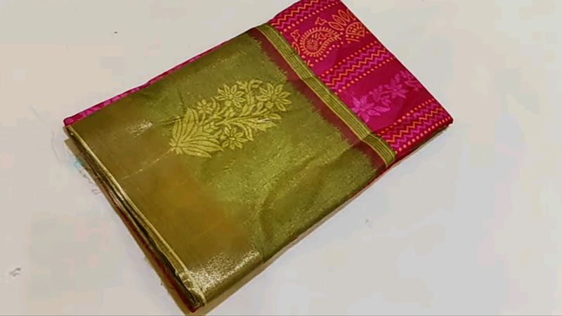 Semi Kanchi Silk Saree