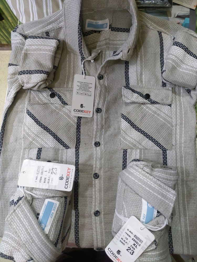 Men's Linen Mix Cotton Full Sleeves shirts