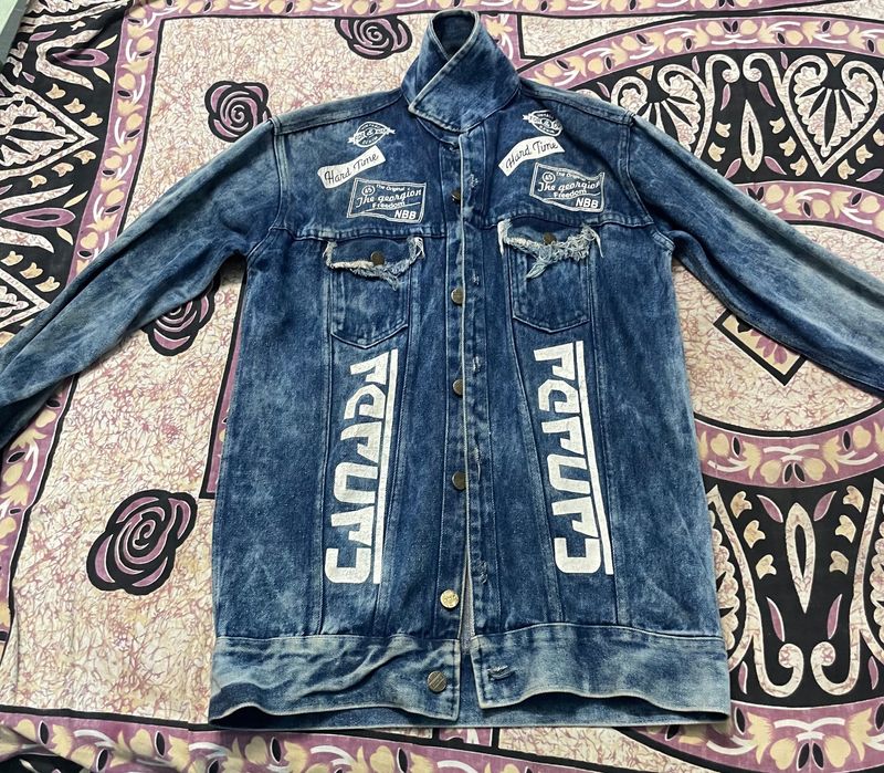 Distressed Demin Jacket