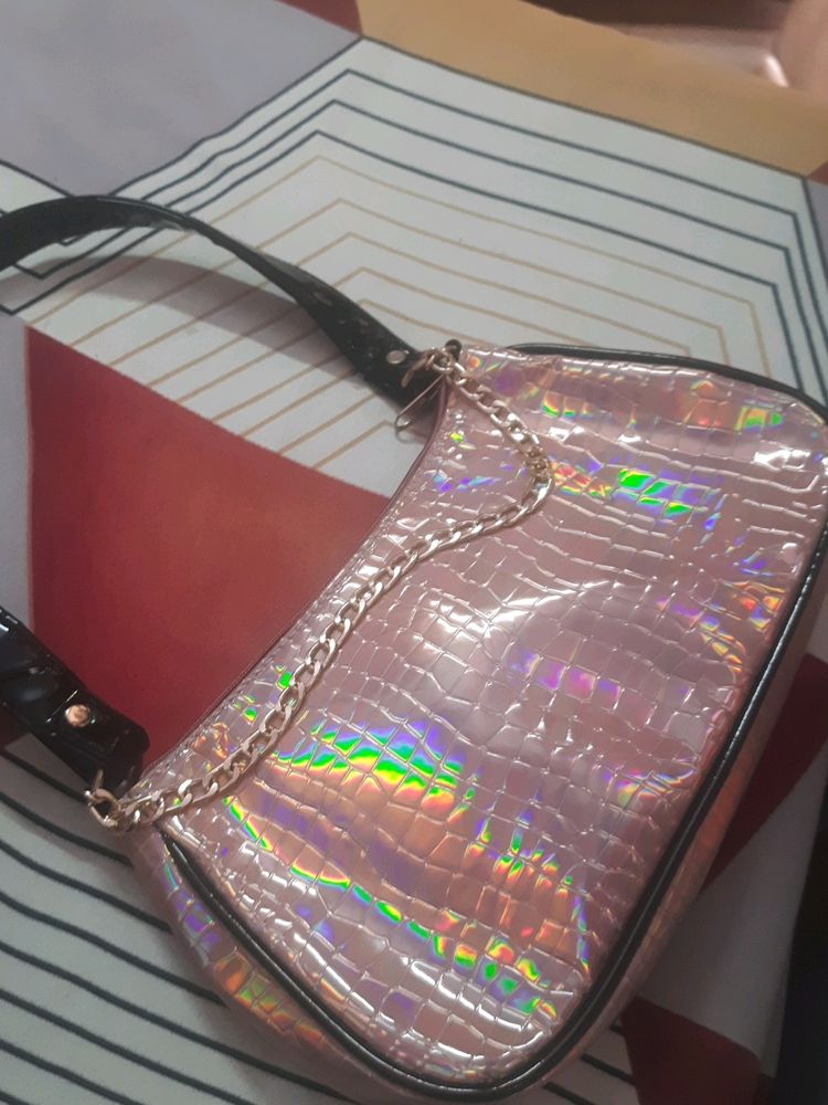 Pink Shiney Bag