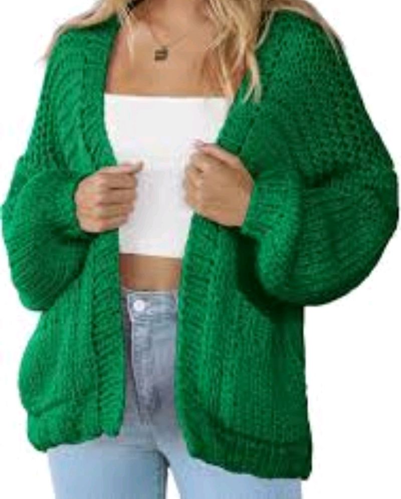 🎀Pinterest Crochet Pattern Green Cardigan