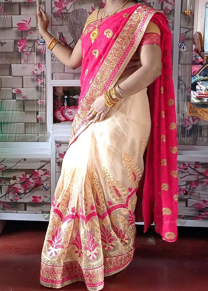 New Net Saree