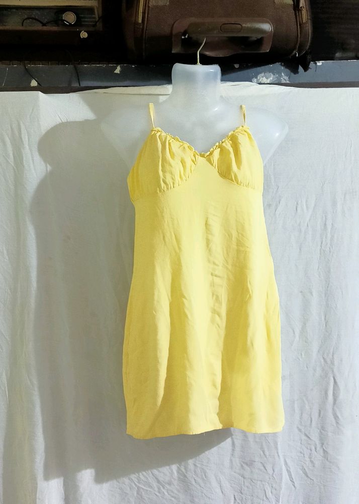 MINI YELLOW DRESS