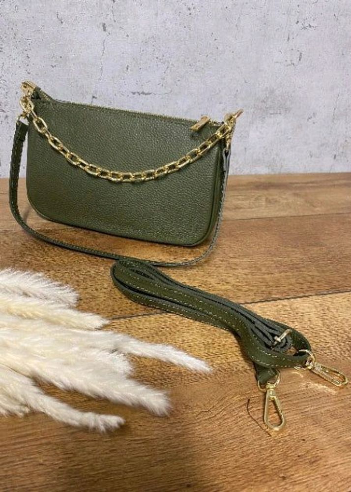 Olive Green Sling Bag