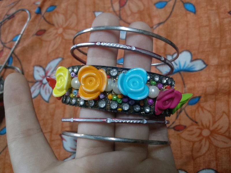 Multicolored Bangles Set