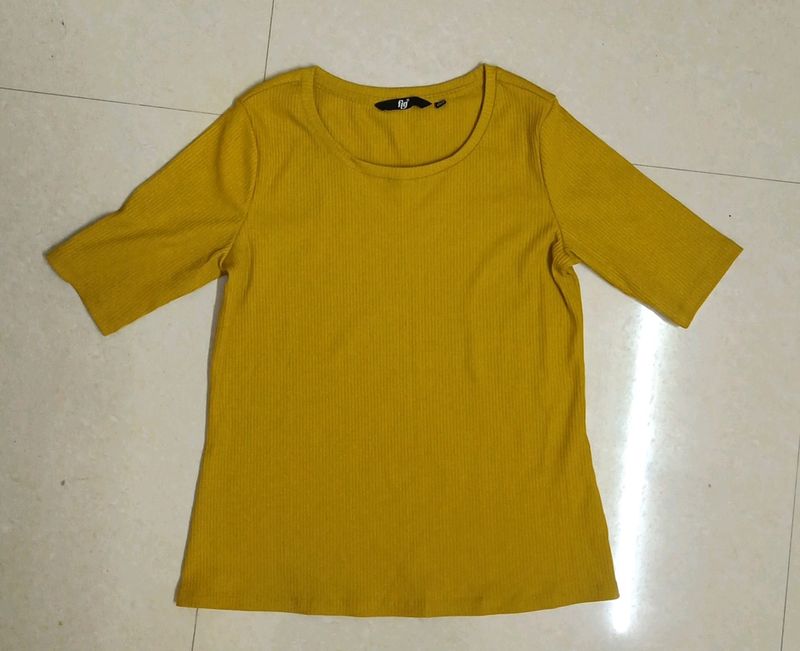 Mustard Unused Top