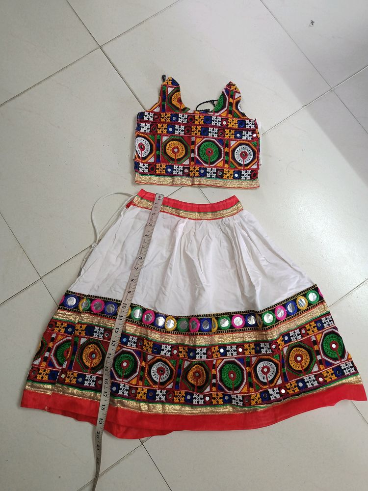 Kacchi Work Chaniya Choli For  Cute Girl 💃