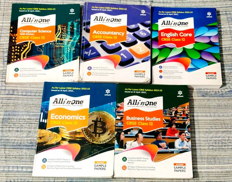 Combo Of 5: All In One Class-12 Books