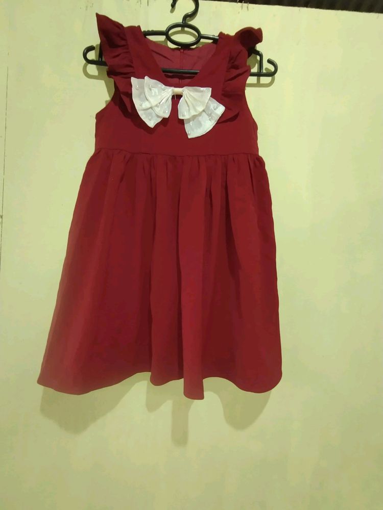 Importes Kids Girls Red Dress