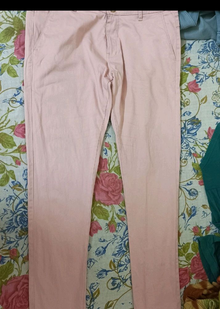 Peach Formal Pants