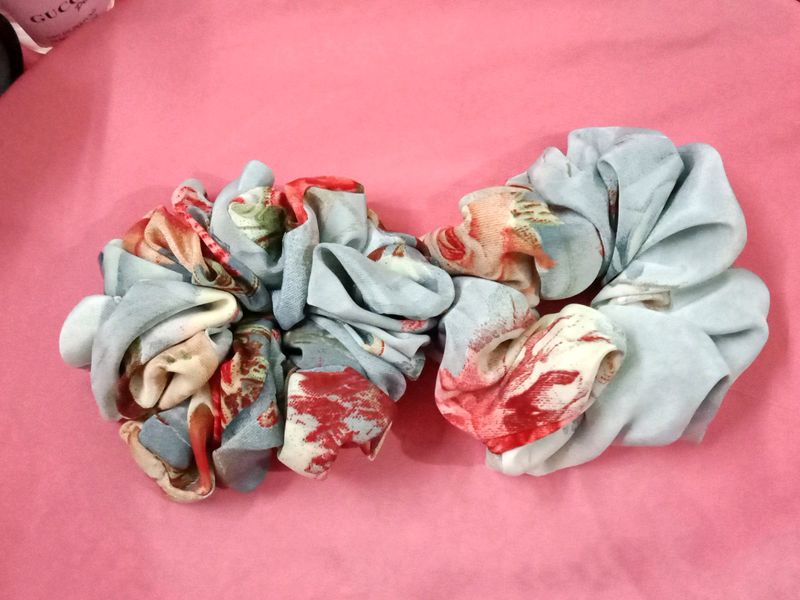 Printed Scrunchies