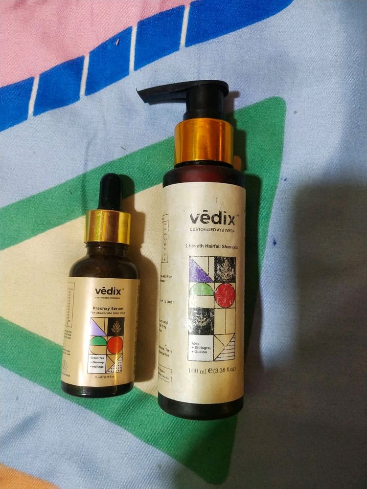 Vedix Hair Fall Control Serum & Shampoo