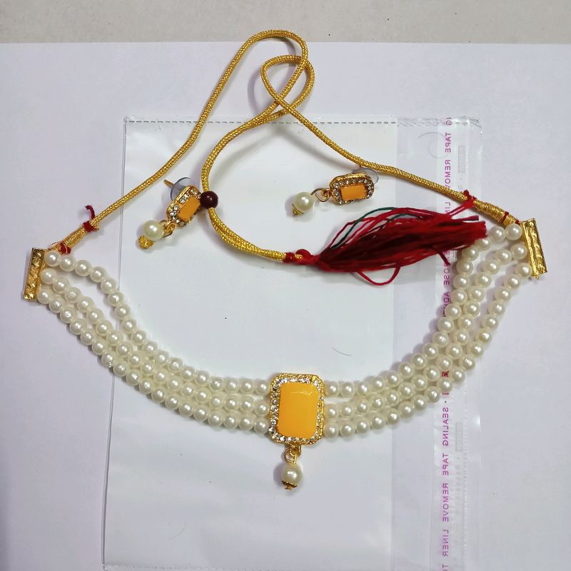 30rs Off On Shipping Brand New Necklace Set With E