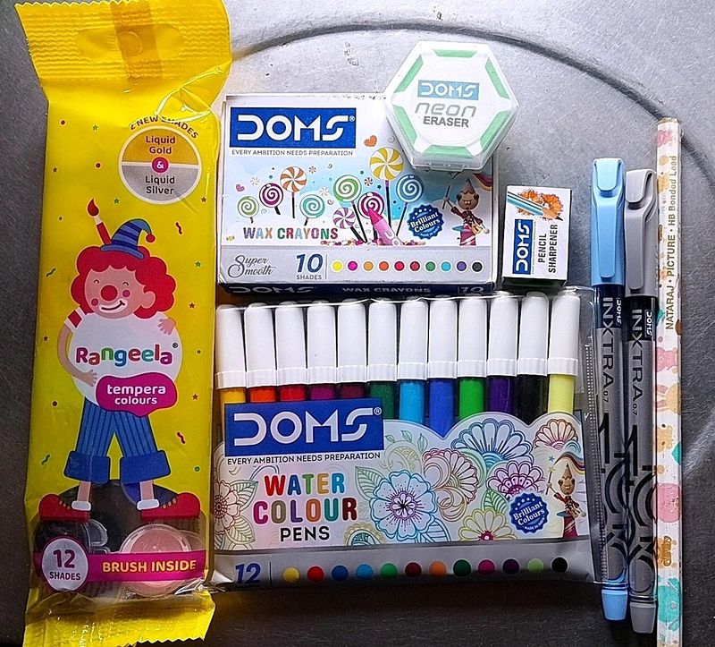 Doms Colour Kit And Pencil,Pens