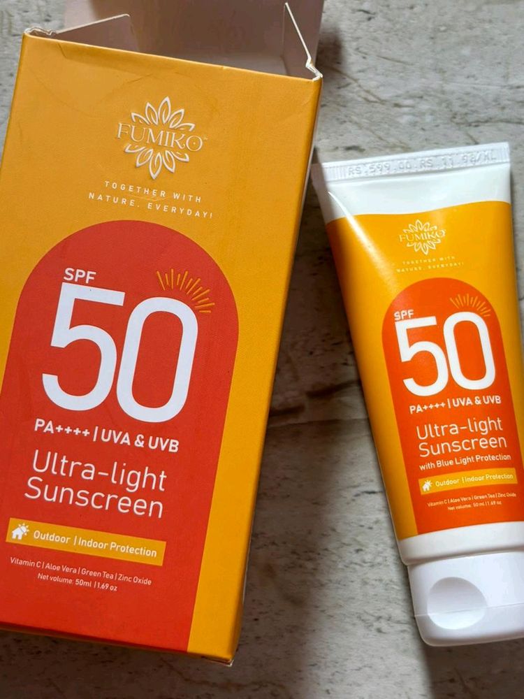 FUMIKO Ultra - Light Sunscreen