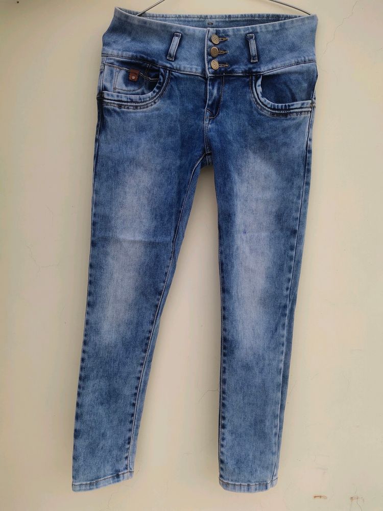 Skinny Fit High Waist Jeans