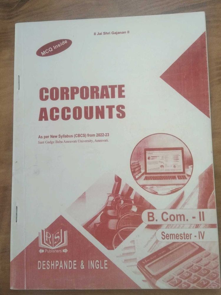 Corporate Account B.Com 2nd Year