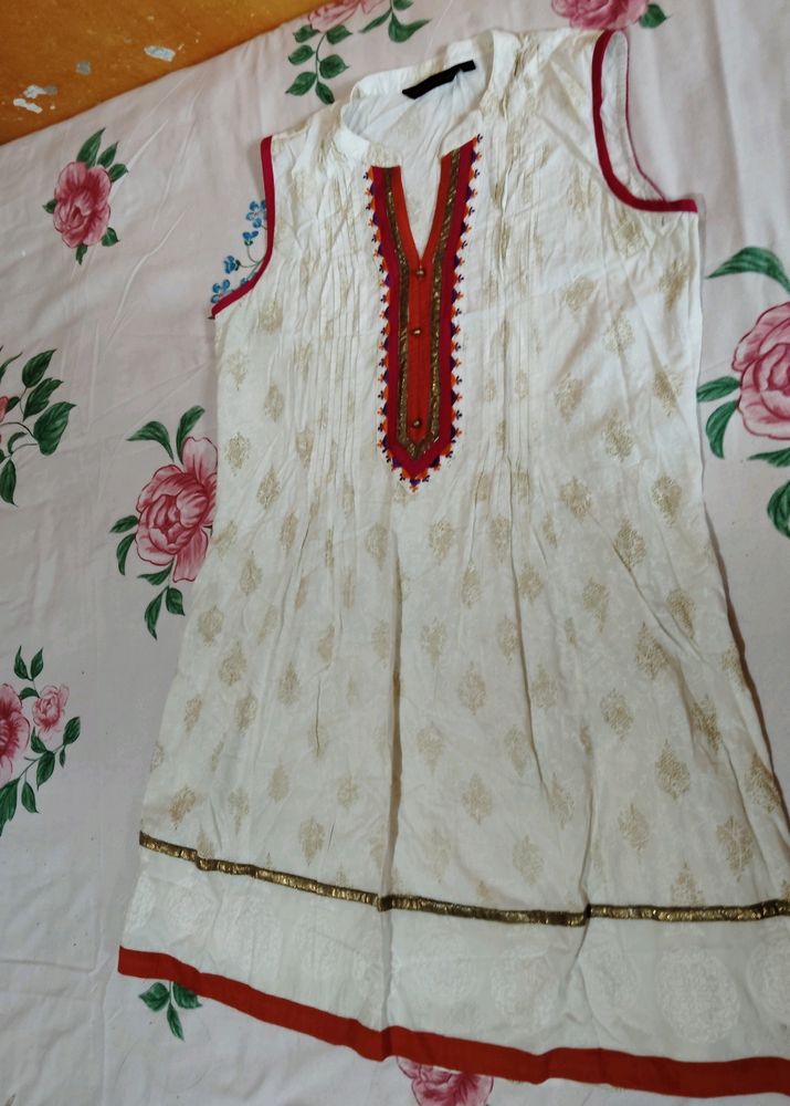 Light Pink With White Kurta