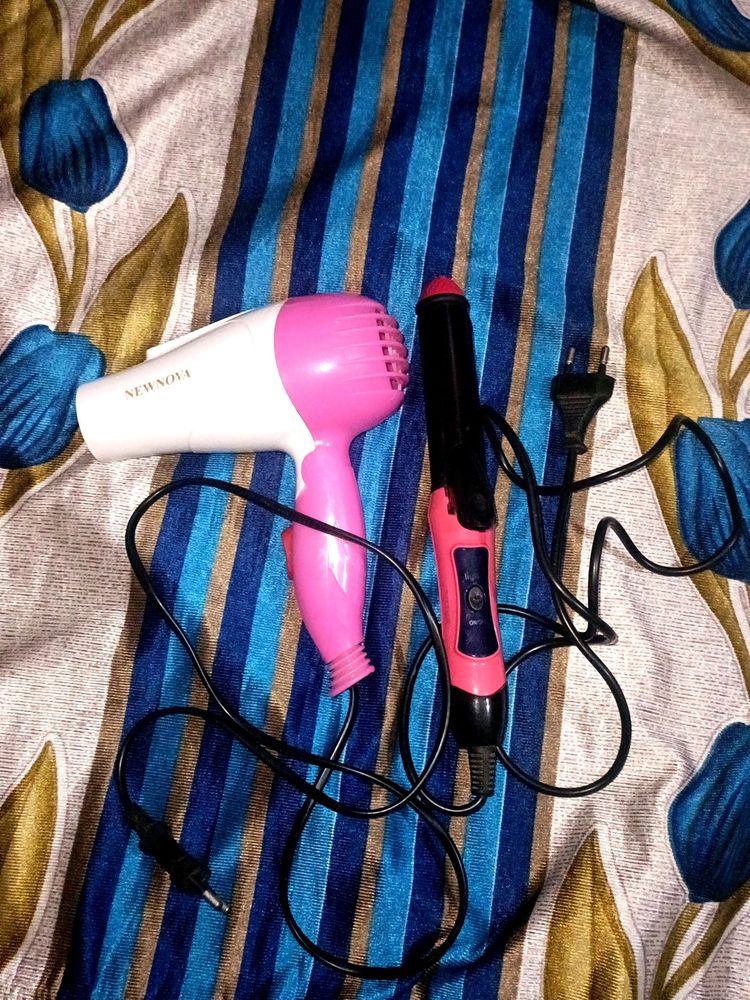 Nova Hair Straightener+Curler+Dryer