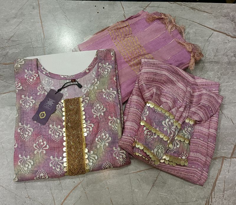 💖 Cotton Afgani 3pcs Suit Set