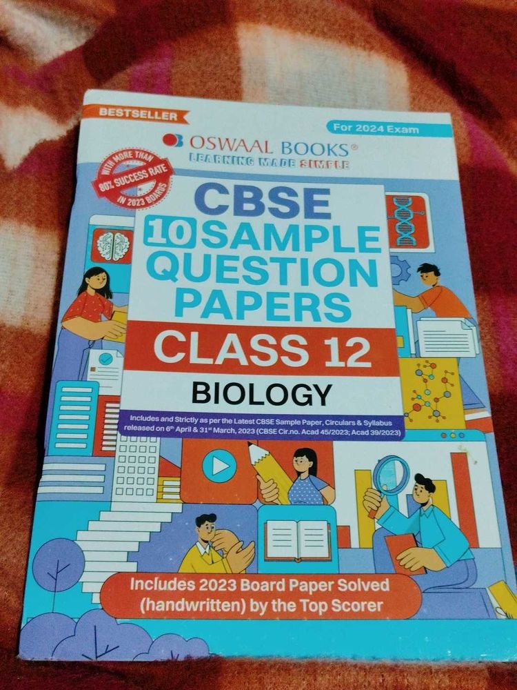 Oswaal Sample Paper Book Biology Class 12.