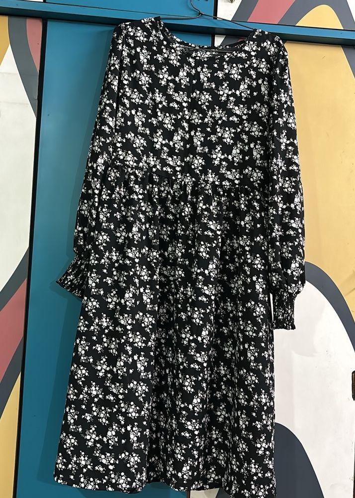 Black And White Casual Dress