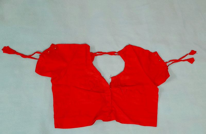 RED DESIGNER BLOUSE