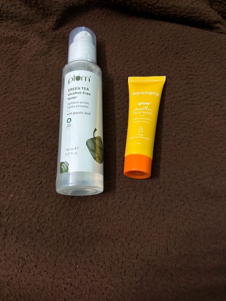 Sealed Plum Toner And Face wash