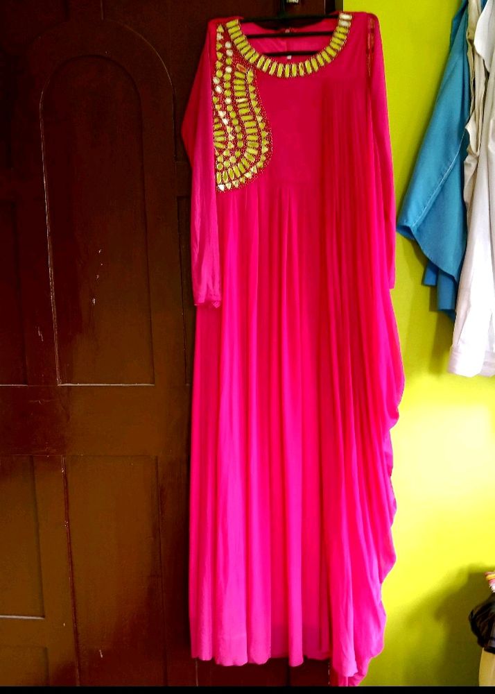 Navratri special Pink Gown💗