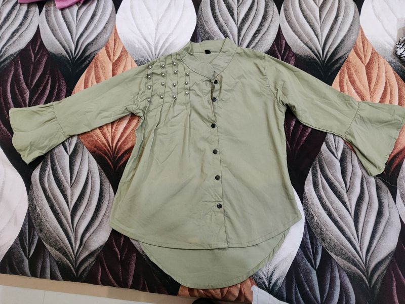 green designer shirt