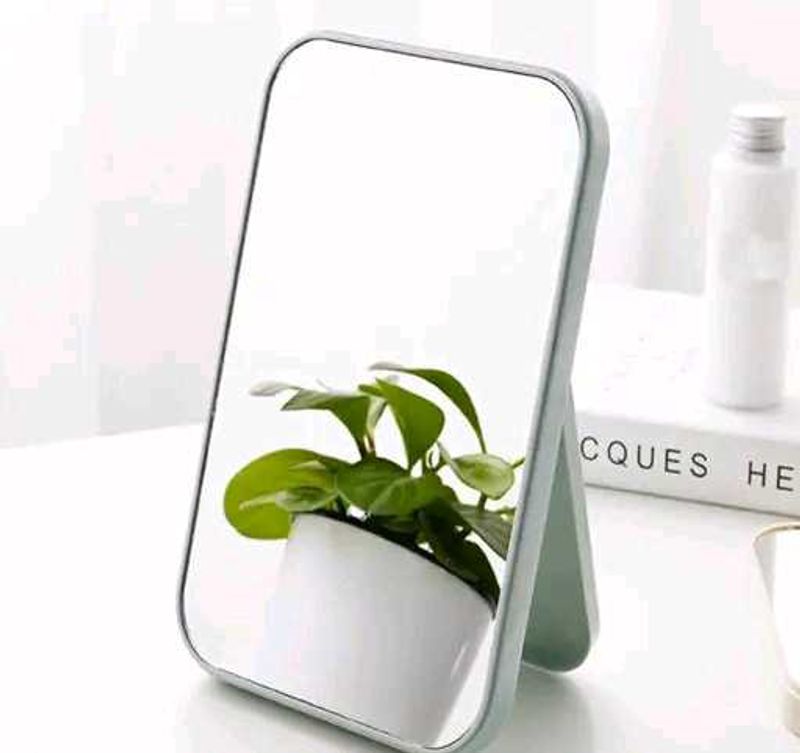 Cute Aesthetic Mirror In Blue Colour