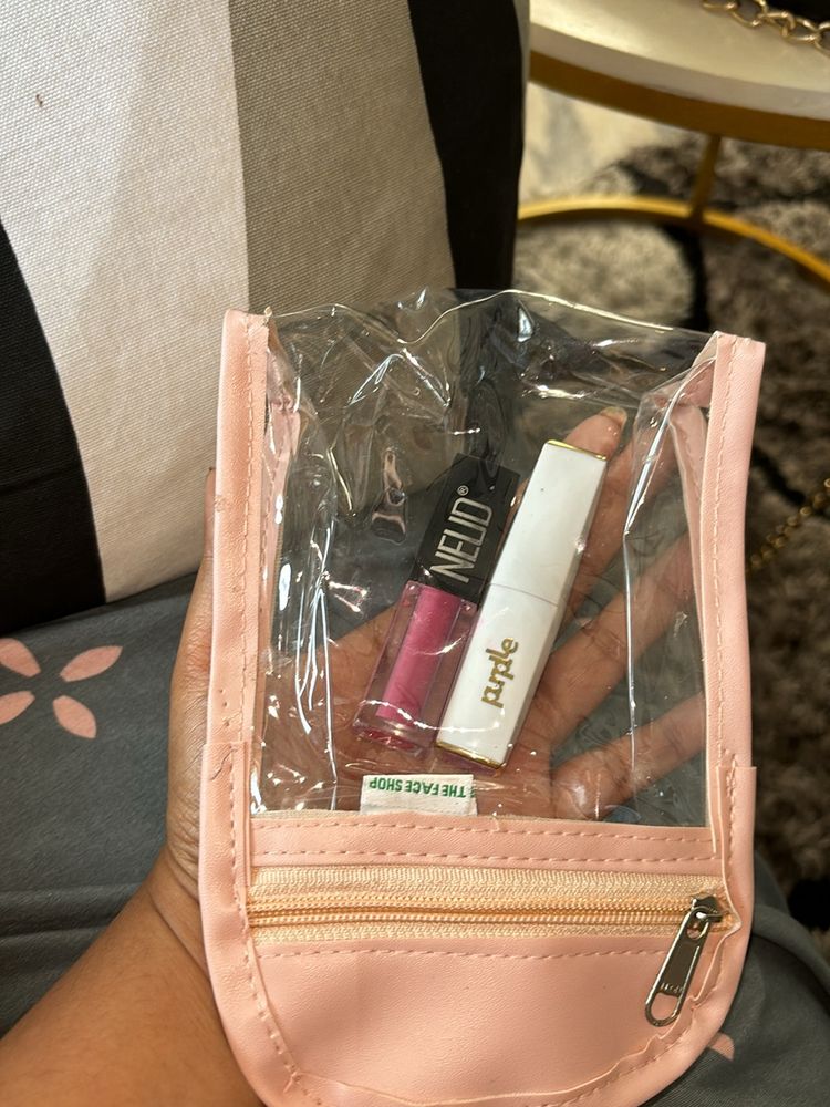 Combo Of 2Lipsticks With a pouch