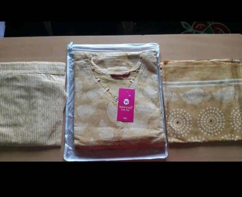 Pure Cotton Chudi With Lining