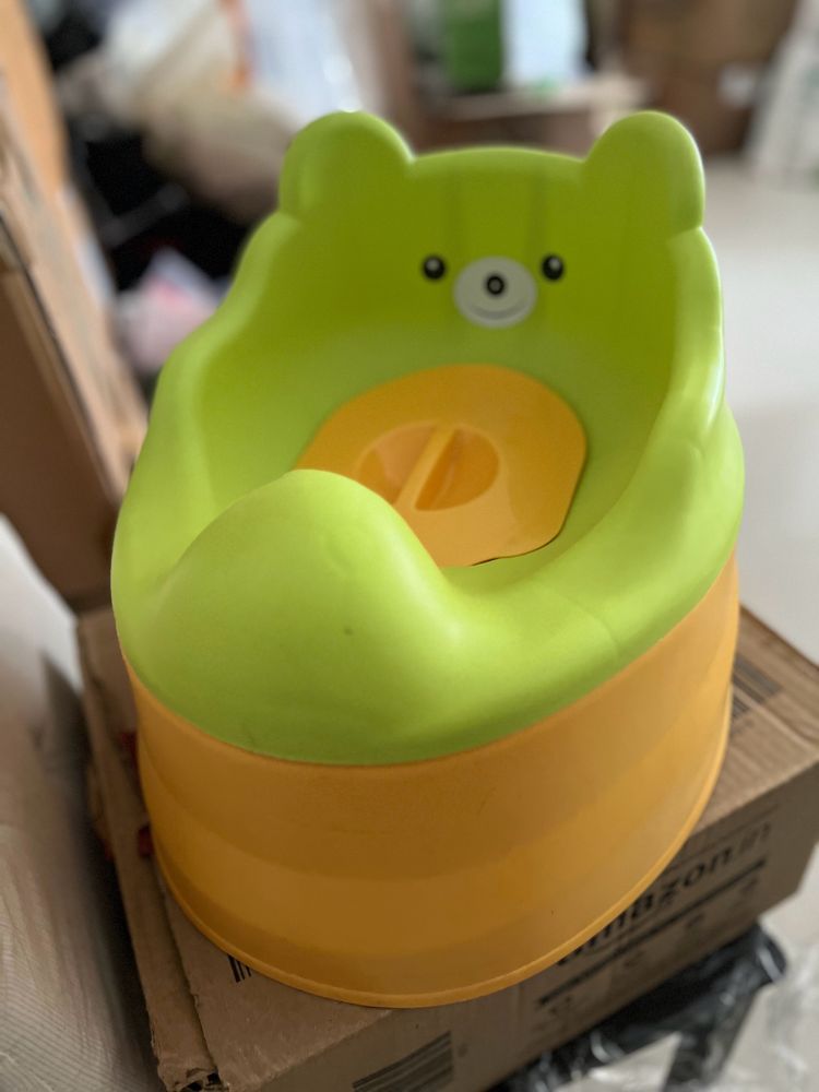 Tiny Tots Adaptable potty Seat - Green yellow