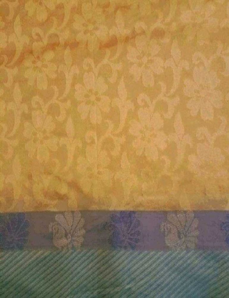 Kanchipuram Light Weight Jaquard Print Silk Saree