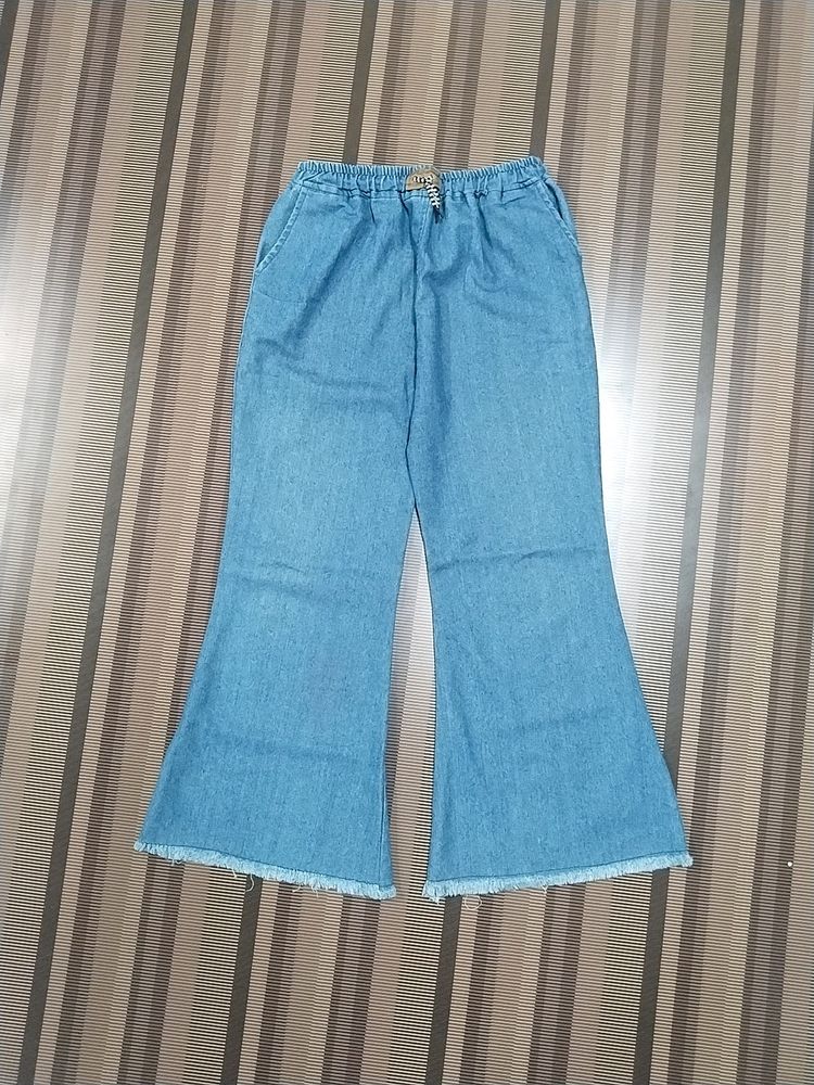 Q-89 Size 30 Flared Fit Women Denim Pajama