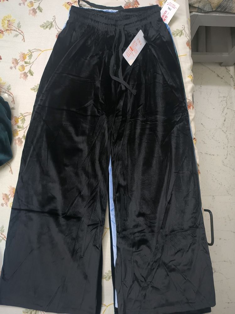 Black Velvet Pants NEW