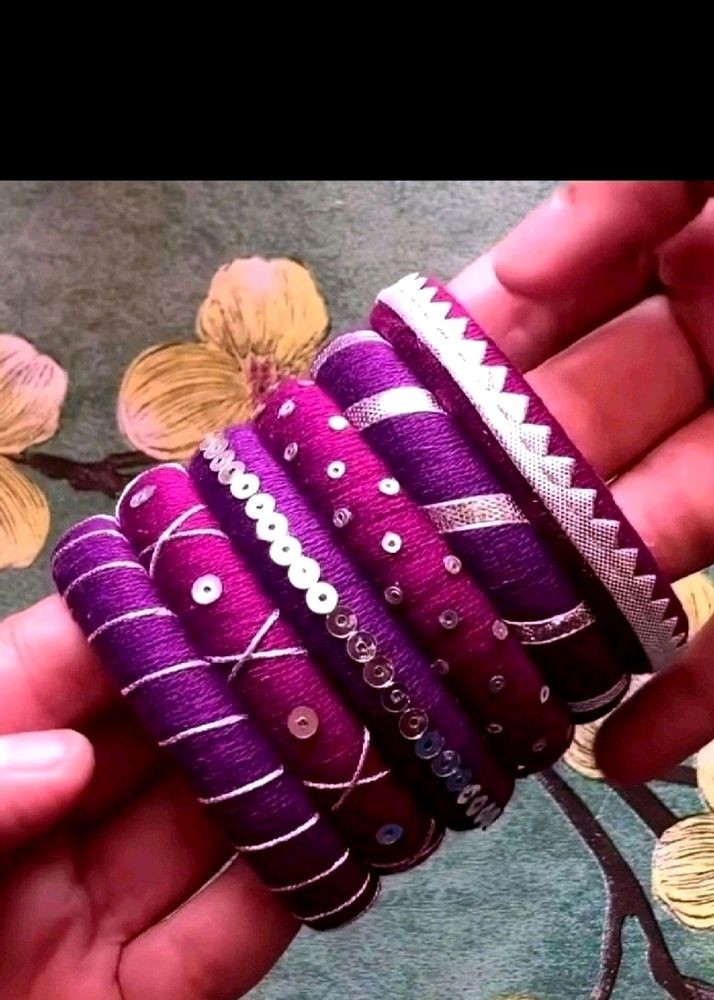 Purple Shade Bangles 💜🖤