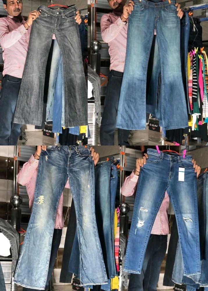 Congo Of 4 Branded Jeans Any Size In Just 1100